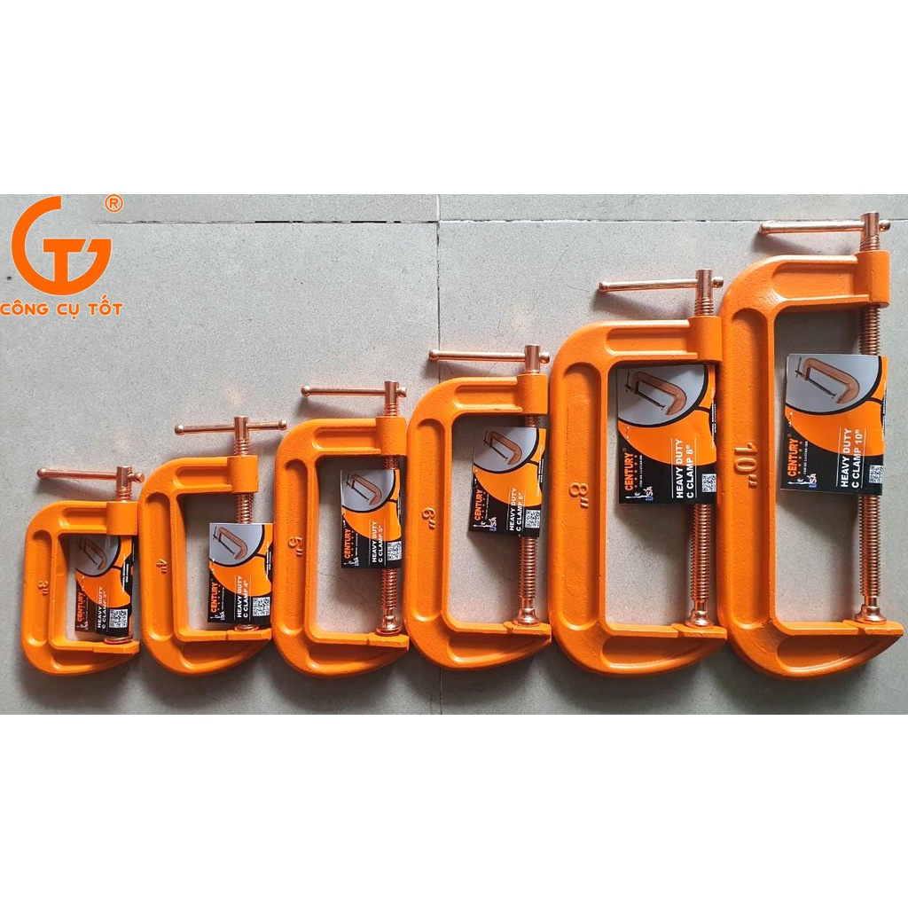 Cảo chữ C 3inch 75mm loại dày Century