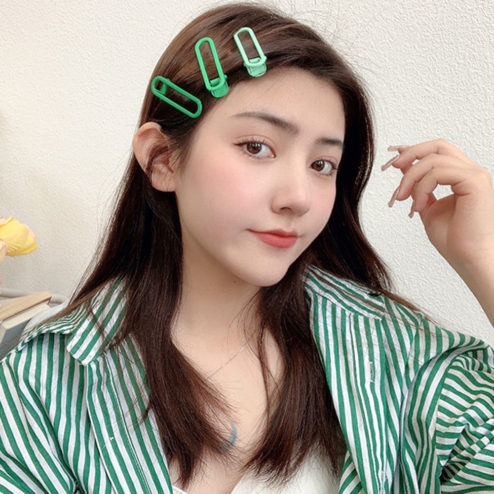 Set 3 Kẹp Tóc Màu Sắc Gradient Xinh Xắn Dễ Phối Đồ