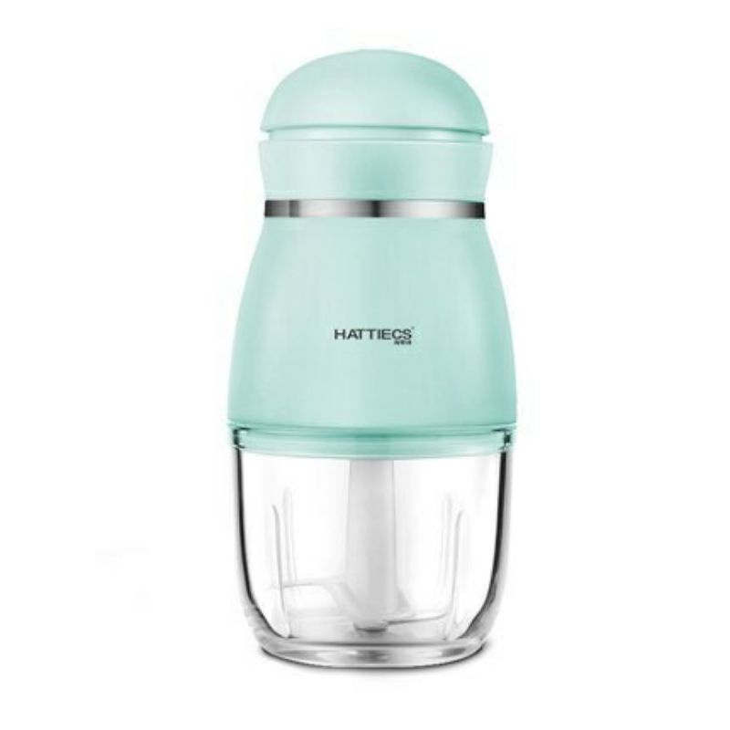 Máy xay đa năng HATTIECS 0.3 L Cối thủy tinh, 6 lưỡi dao mạnh mẽ BabyHCM