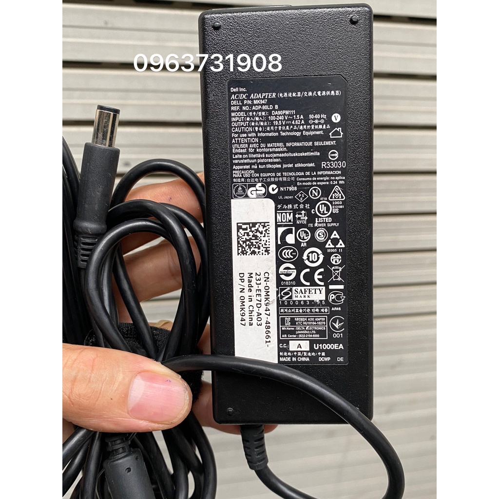 Cục sạc pin cho laptop Dell Inspiron 13z N311Z 13z 5323 13z N301Z nguyên bản theo máy