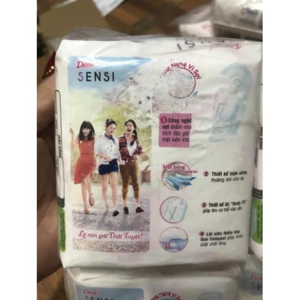 6 gói Băng vệ sinh Diana Sensi siêu mỏng không cánh 8 miếng
