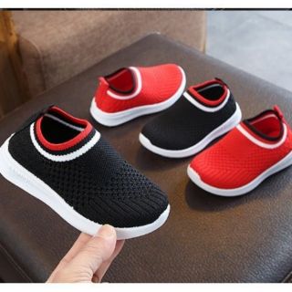 Giày lười trơn viền cho bé trai bé gái len mềm
