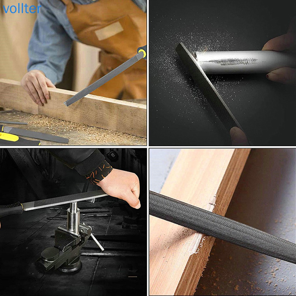 Hộp 17 Dụng Cụ Mài Dũa Kim Loại / Gỗ / Kính Bằng Thép Carbon Chất Lượng Cao