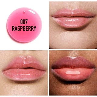 [Rẻ vô địch] Son Dưỡng Dior 007 Màu Hồng Raspberry Addict Lip Glow Oil