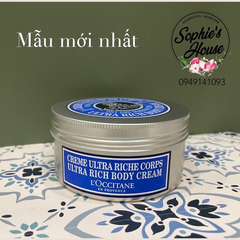 200ml - Dưỡng thể Loccitane / L’Occitane Ultra Rich Body Cream 25% Shea Butter