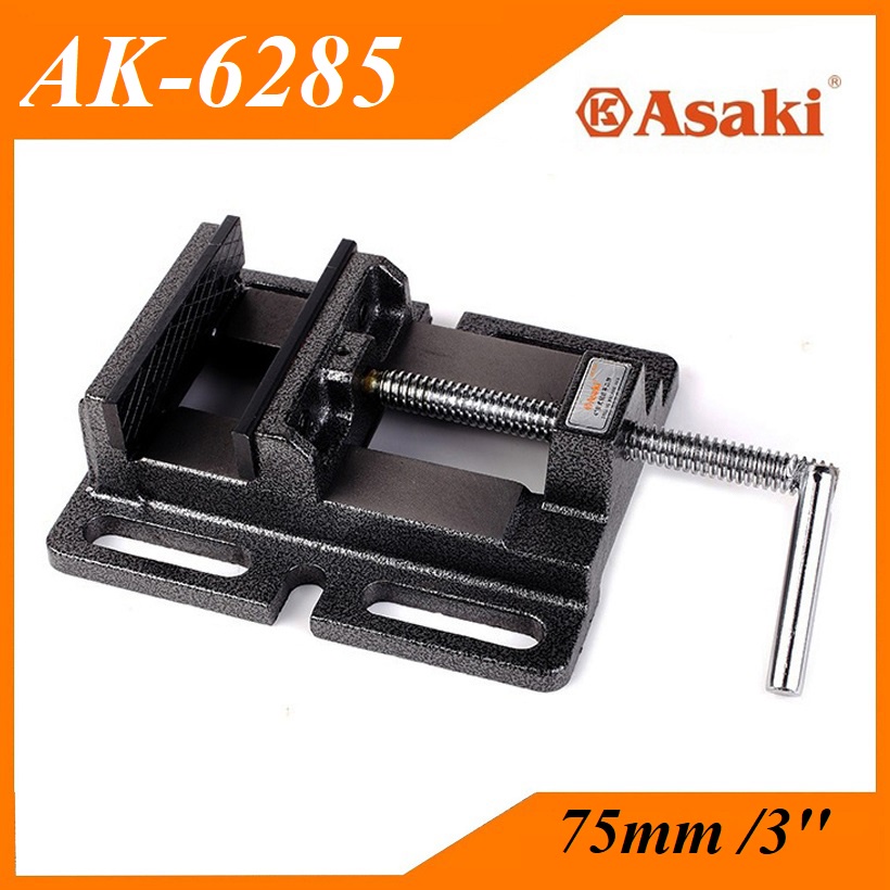 Ê tô bàn khoan 75mm/3'' Asaki AK-6285 - Độ mở tối đa 75mm