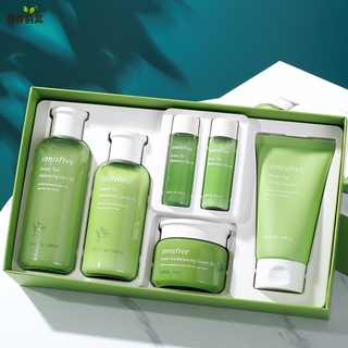 (hàng Mới Về) Set Tinh Chất Trà Xanh Innisfree Chăm Sóc Da