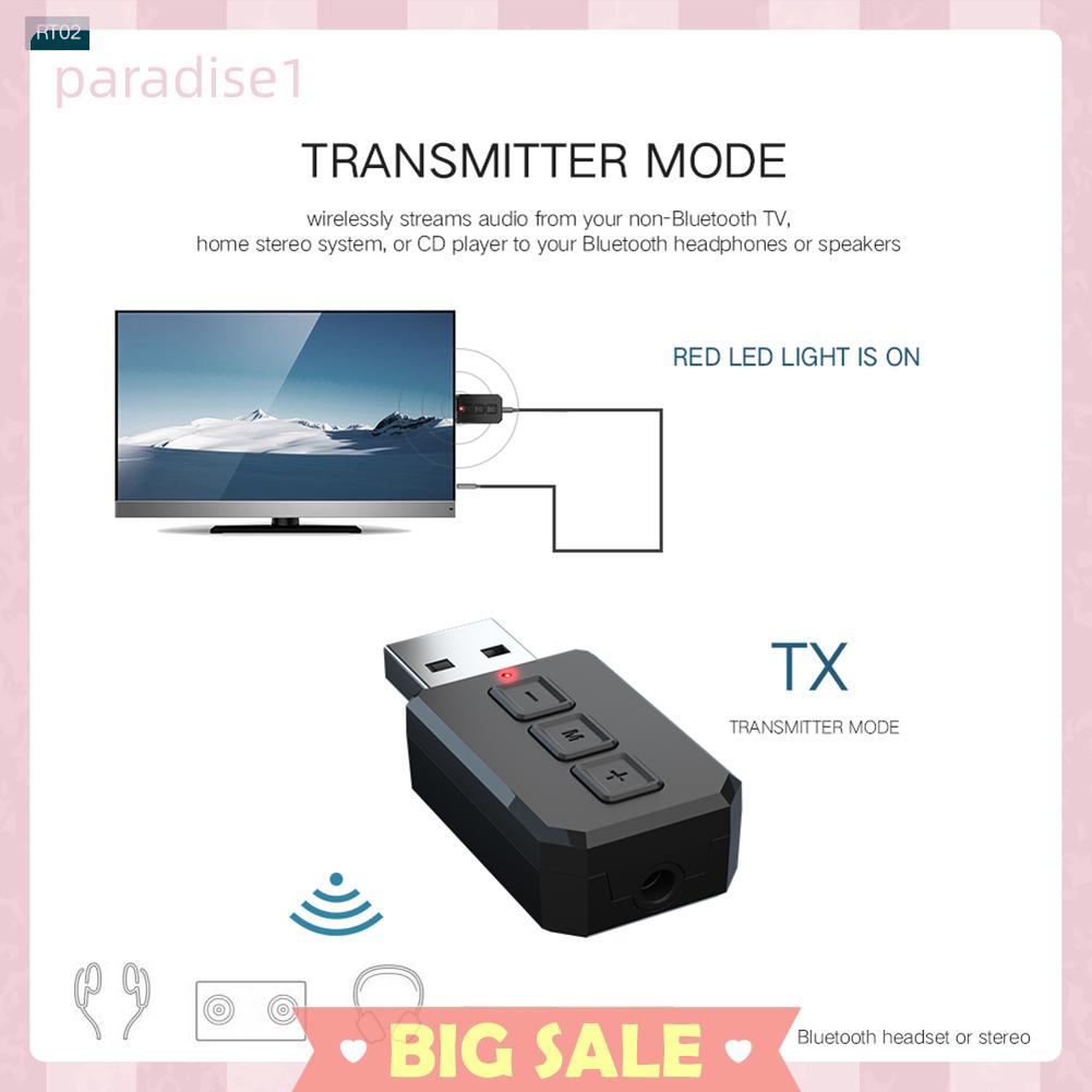 Bộ Chuyển Đổi Âm Thanh Bluetooth 2 Trong 1 Thiên Đường Kính 1 RT02 ​Bộ Thu Phát Không Dây Chuyên Dụng Chất Lượng Cao | BigBuy360 - bigbuy360.vn