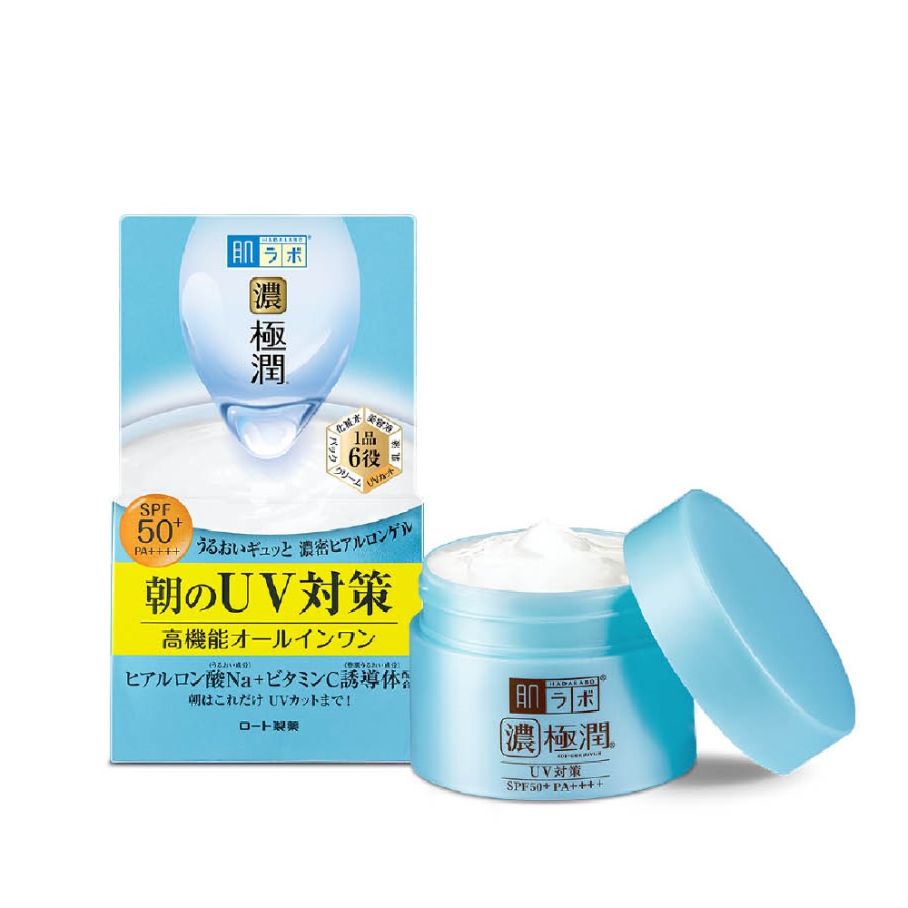 Kem dưỡng ẩm chống nắng ban ngày Hada Labo Koi-Gokujyun UV White Gel SPF50+ PA++++ 90g