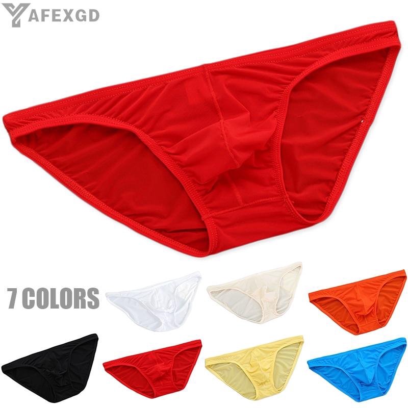 Quần lót chất liệu ni lông xuyên thấu thời trang cho nam M-2XL