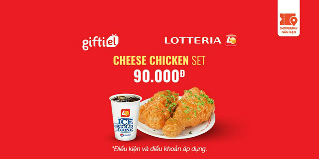 E-Voucher Lotteria Cheese Chicken Set