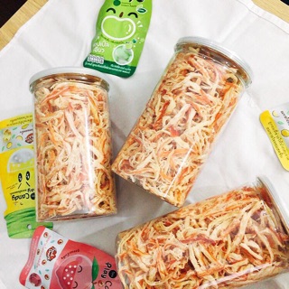 Mực xé sợi hấp nước cốt dừa hũ 200g