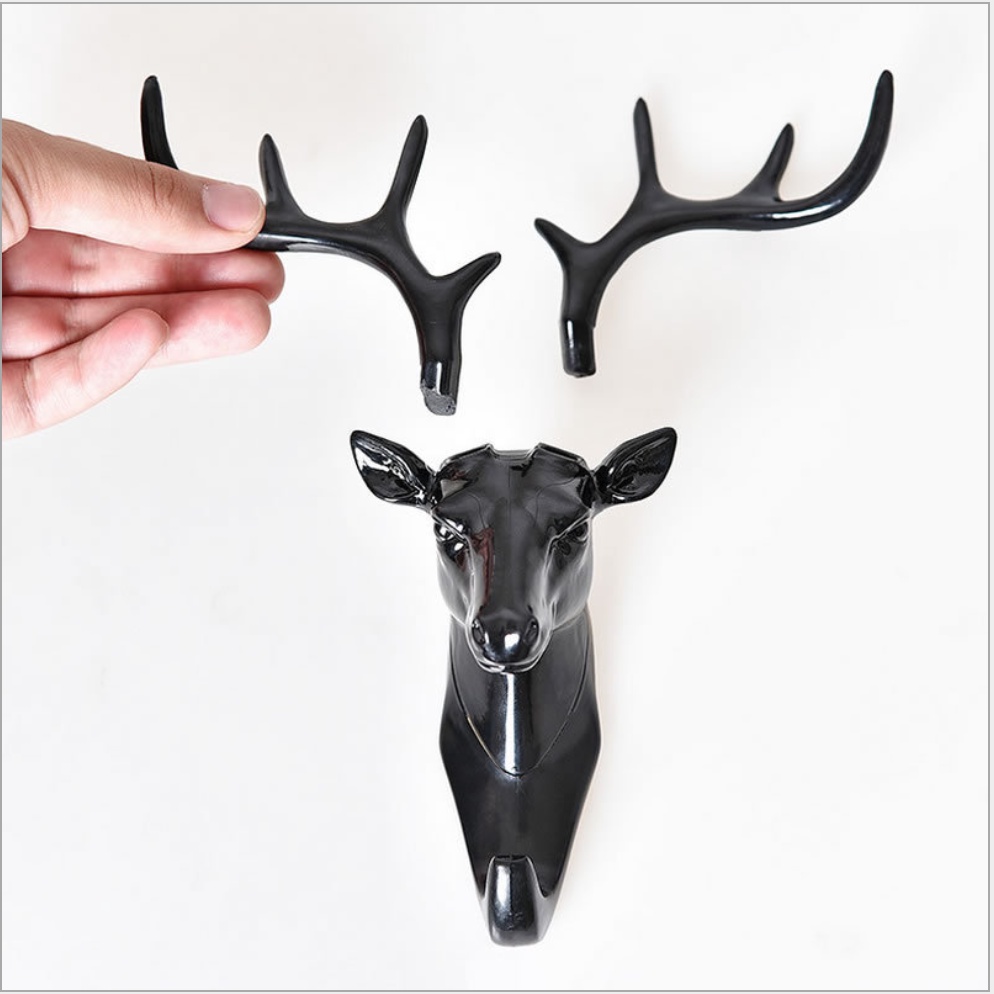 Móc treo đồ, chìa khóa hình đầu hươu decor ANH ANH HOME