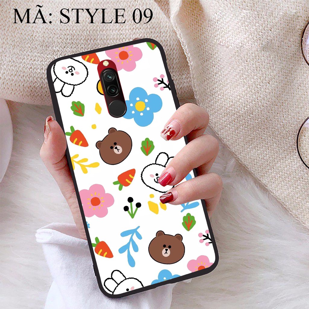 Ốp lưng Xiaomi Redmi 8 viền dẻo TPU BST Phong cách