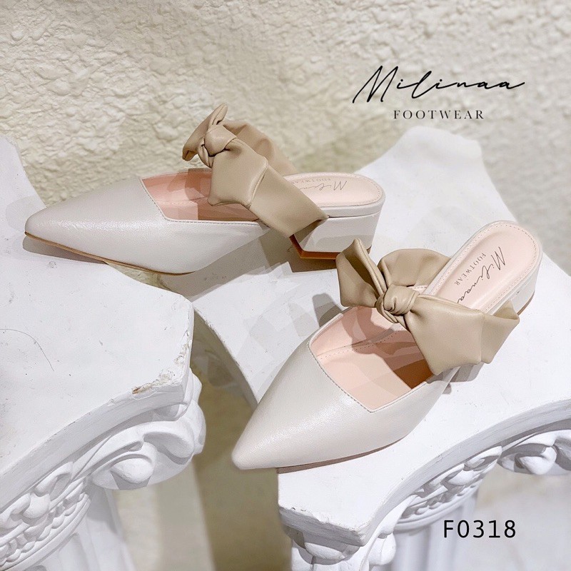 GIÀY SỤC BỐN PHÂN PHỐI QUAI CỘT NƠ F0318 | BigBuy360 - bigbuy360.vn