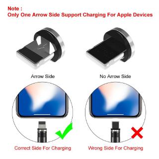 Dây sạc đầu nam châm Micro USB /Type C/Lightning 1M 2A cho iOS/Android