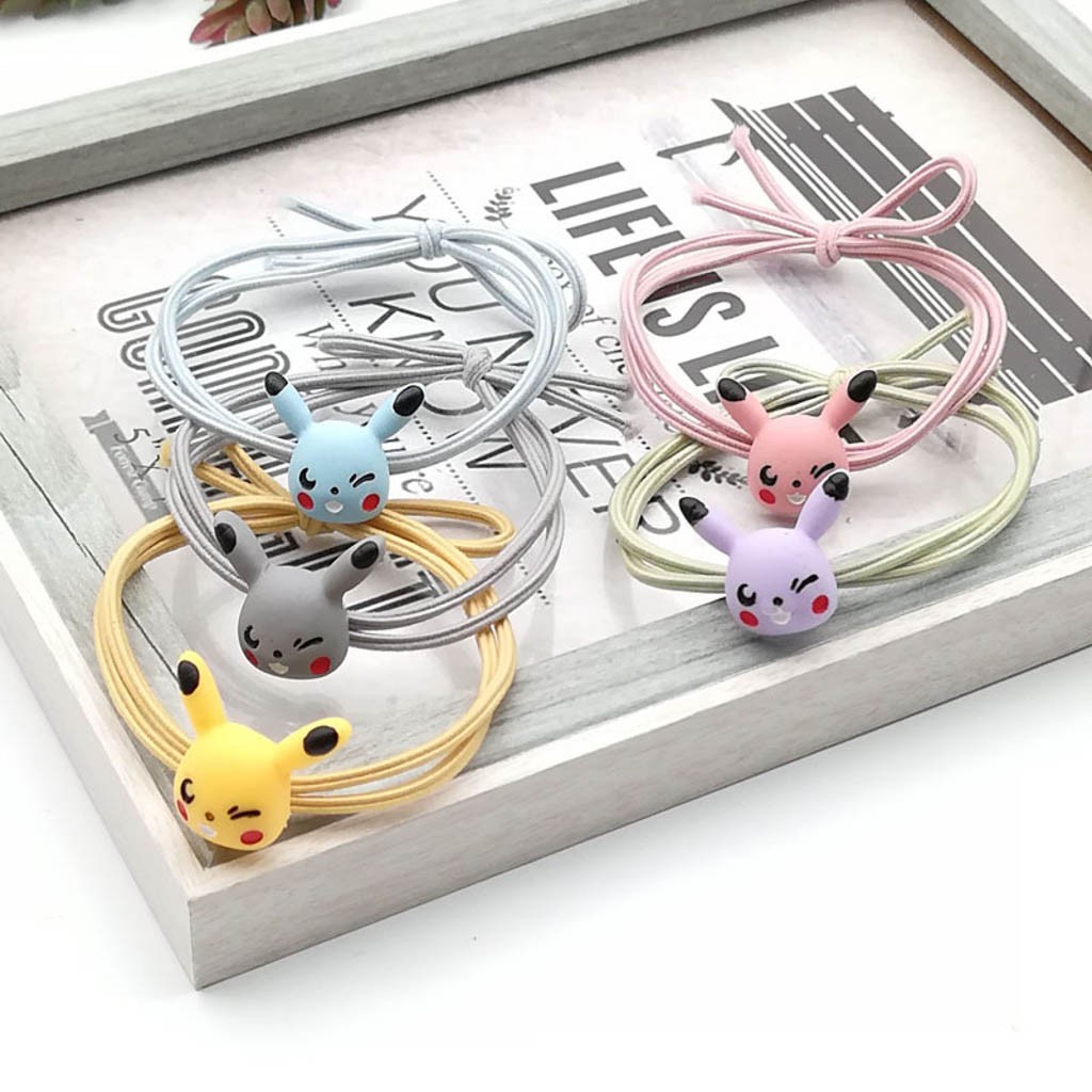Dây Buộc Tóc Hoạt Hình Pikachu Đáng Yêu Buta CT9