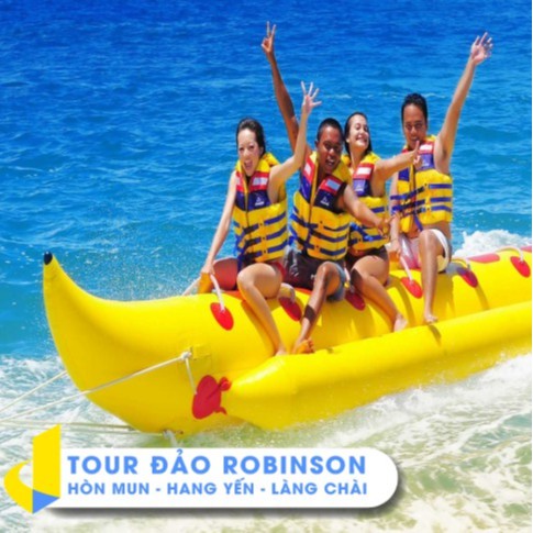 NHA TRANG [E-Voucher] - Tour Đảo Robinson – Hòn Mun – Hang Yến – Làng Chài (Gói cơ bản)