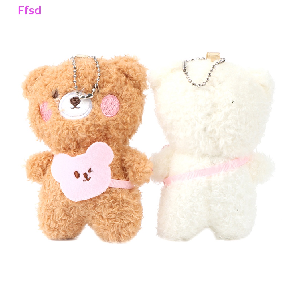 Móc Khóa Gấu Teddy Đeo Ba Lô Mini 12CM Dễ Thương Dành Cho Cặp Đôi