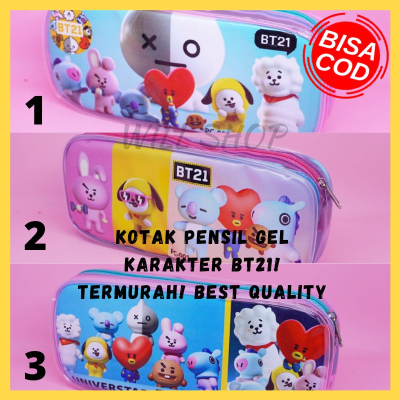 Bóp Viết In Hình Các Nhân Vật Bt21 Dễ Thương