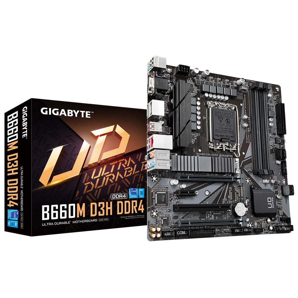 Main Gigabyte B660M D3H DDR4 socket 1700 Chính Hãng Gigabyte Phân phối