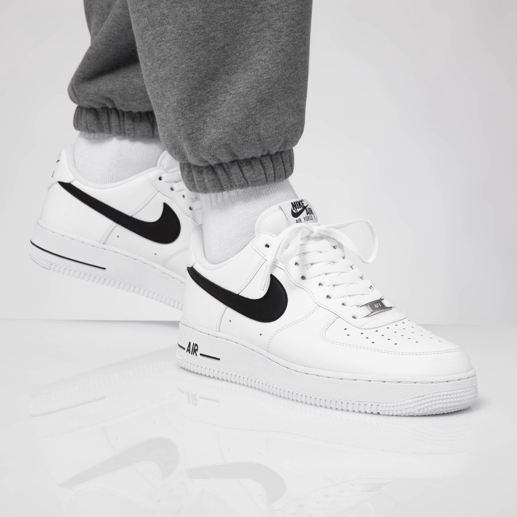 Giày Sneakers AF1 black swoosh