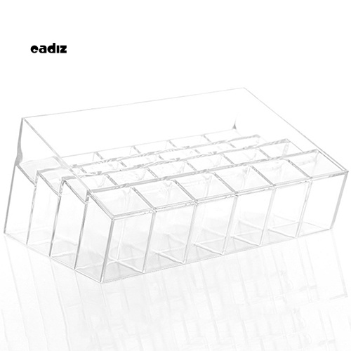 Khay Đựng Son Môi 24 Ngăn Trong Suốt Tiện Dụng Ốp