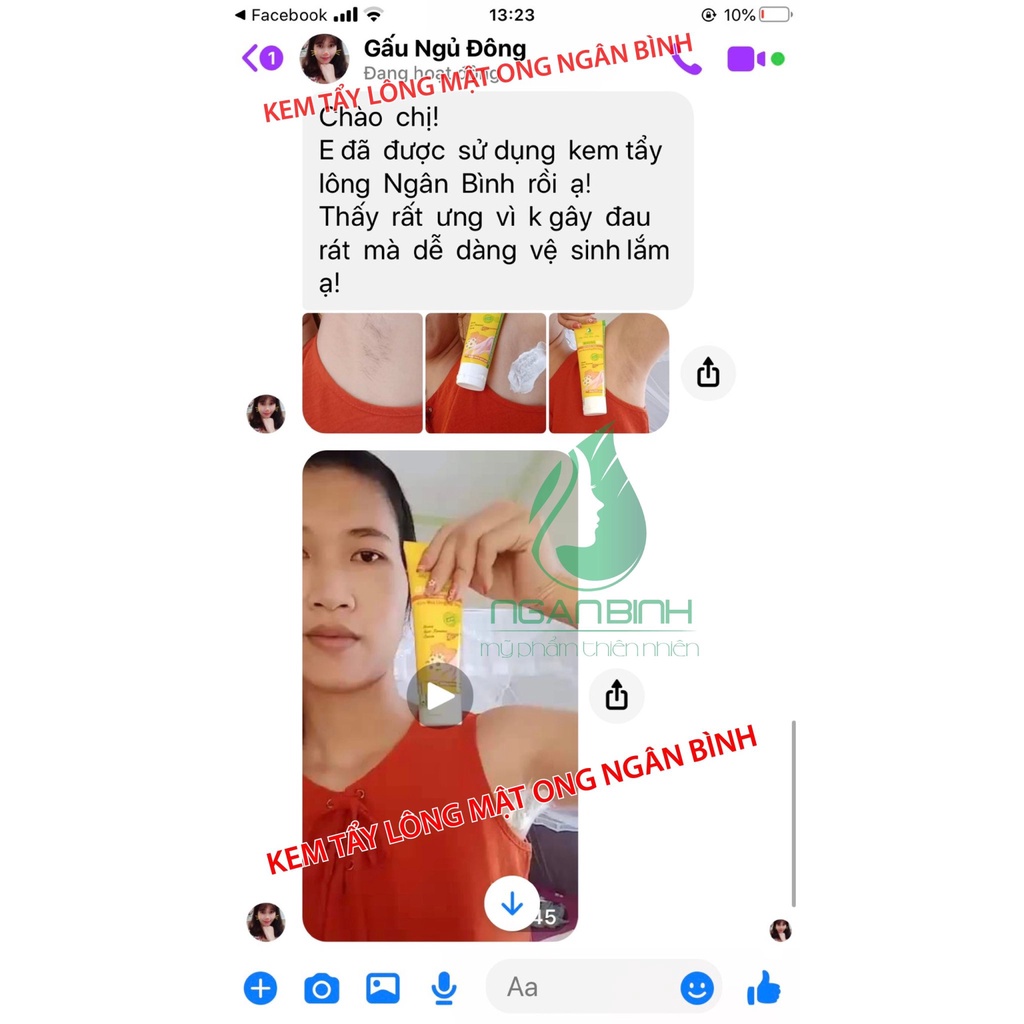 Gel waxing VEO kem tẩy lông Ngân Bình làm sạch vùng lông dưới cánh tay, lông nách, lông chân, lông tay, lông bikini