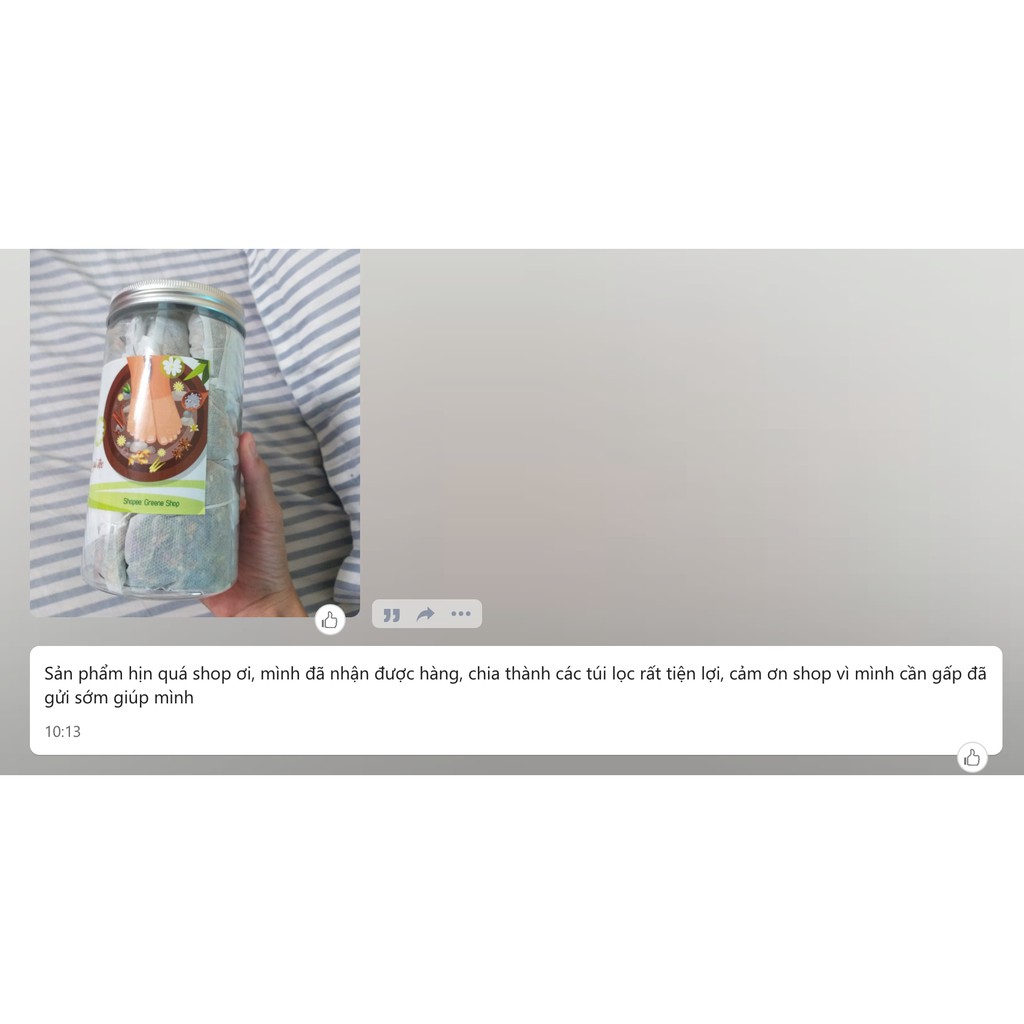Set 10 túi muối ngâm chân thảo dược Greene (Handmade) | BigBuy360 - bigbuy360.vn