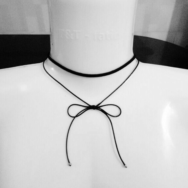 Chocker 2 tầng mẫu dễ thương do shop tự thiết kế (ảnh thật)