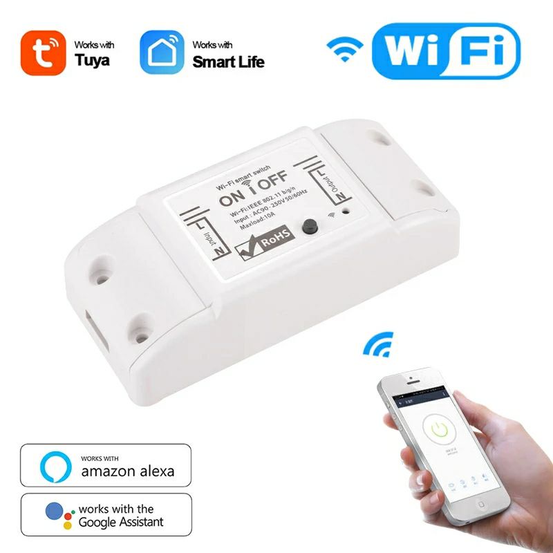 Công tắc thông minh điều khiển từ xa qua WIFI, 3G, 4G (Tuya Smart)