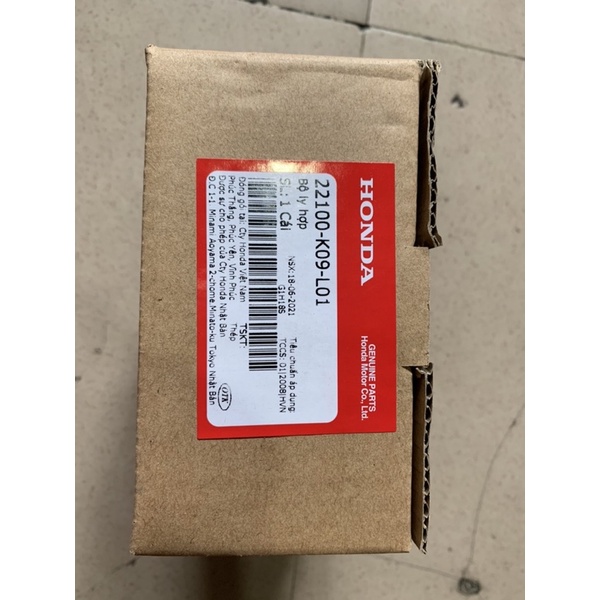 Bộ nồi  sau wave S110,wave RSX 110 4 lò xo zin hãng