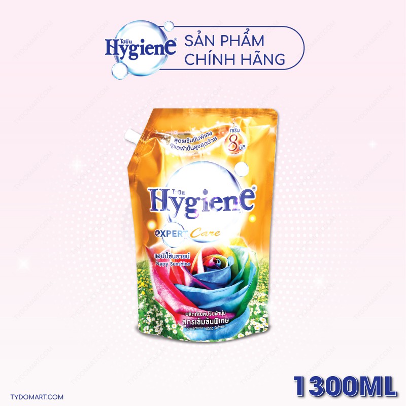 [Có sẵn] Nước xả vải Hygiene Thái Lan đậm đặc lưu hương lâu hơn (Túi) 1300ml