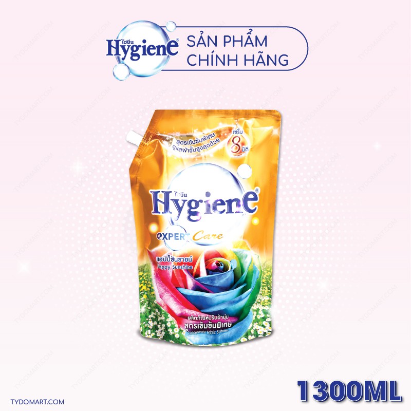 Nước xả vải Hygiene Thái Lan đậm đặc lưu hương lâu hơn Túi 1300ml