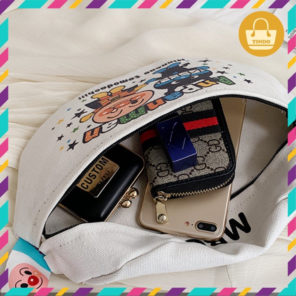 [SALE GIÁ GỐC] Túi bao tử nữ bằng vải dễ thương anpanman đi dã ngoại phong cách Nhật Bản [1828] | BigBuy360 - bigbuy360.vn