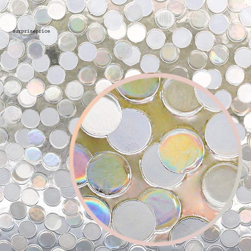 Giấy Dán Kính Trang Trí Họa Tiết Chấm Tròn Xinh Xắn