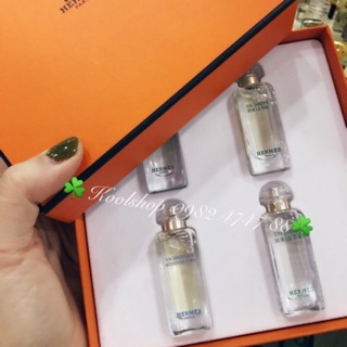 Nước hoa Unisex Mini Hermes 7.5ml unbox-tách set