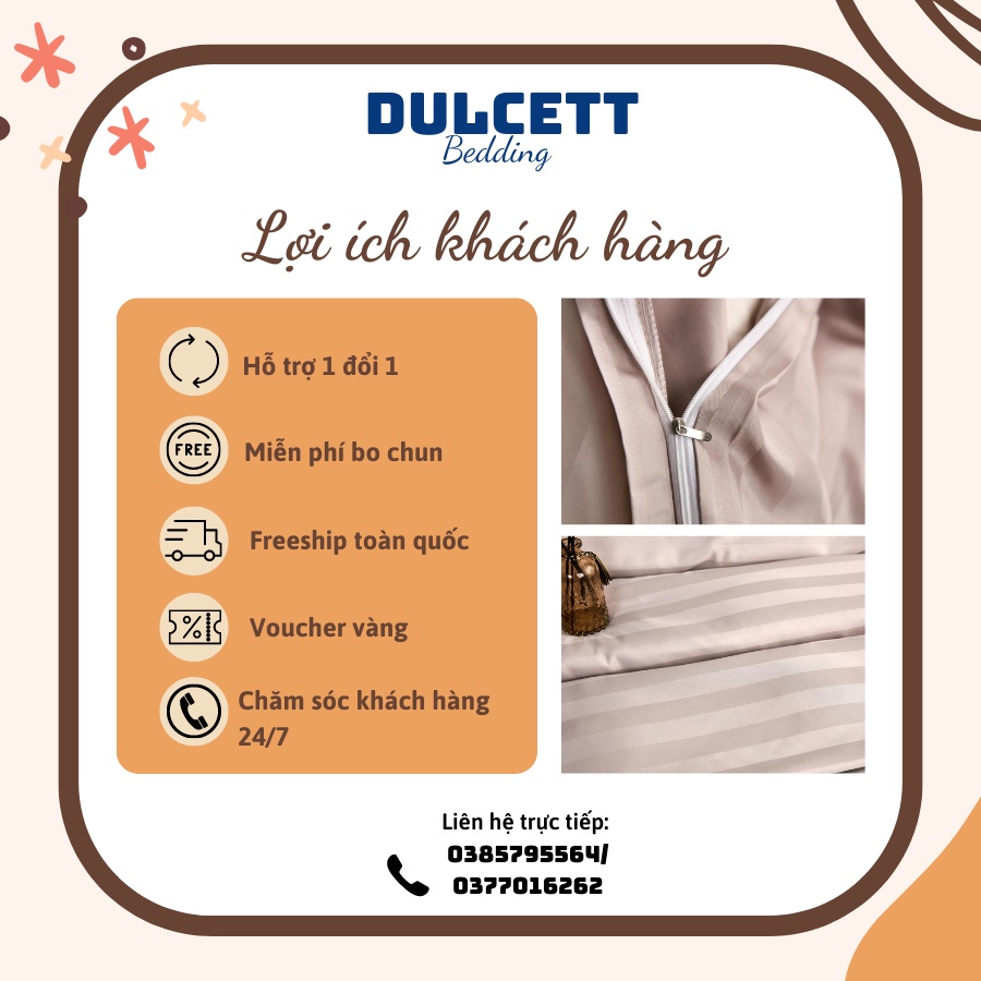 Bộ Chăn Ga Gối Cao Cấp Cotton 3F Chuyên Dùng Cho Homestay - Resort - Khách Sạn... mã F21