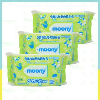 Giấy ướt Moony giấy ướt sơ sinh cho bé Nhật Bản - 𝐁𝐞𝐞 𝐡𝐨𝐮𝐬𝐞