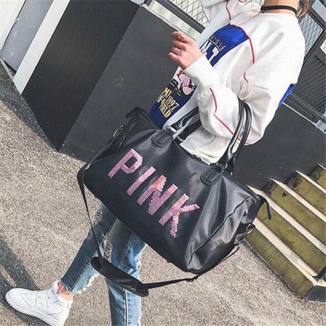 [Sale 20%] Túi PINK DU LỊCH size ĐẠI, TÚI DU LỊCH TẬP GYM—- sale 129k🆘