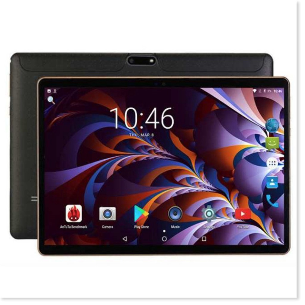 Máy tính bảng 10.1 inch Ram 4G, Rom 64Gb 2 sim + tặng kèm bao da kiêm bàn phím | BigBuy360 - bigbuy360.vn