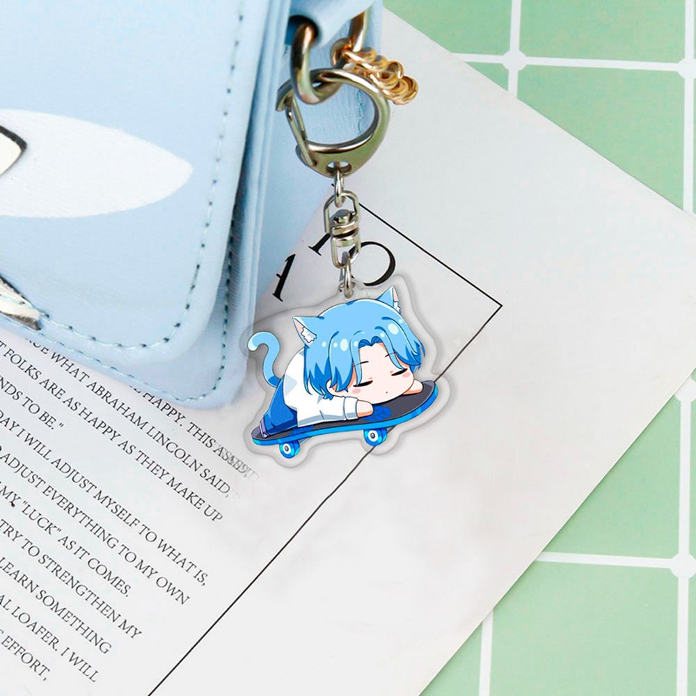 Móc khóa acrylic hoạt hình SK8 Miya REKI sưu tập cosplay anime 2 mặt diy