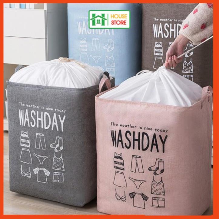 TÚI ĐỰNG ĐỒ WASHDAY GẤP GỌN SIÊU HÓT - HỘP ĐỰNG ĐỒ HOUSE.STORE