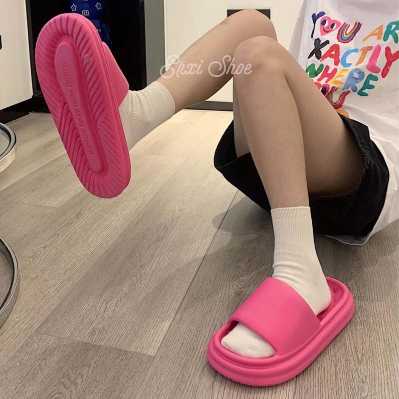 Oeteo Dép Xỏ Ngón Đi Trong Nhà Đế Dày Mềm Mại Thời Trang Cho Nam Nữ