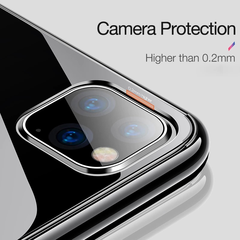 Transparent anti-drop silicone phone case for iPhone 11 11 Pro 11 Pro max X XS XR XS Max 8 7 6 6S Plus