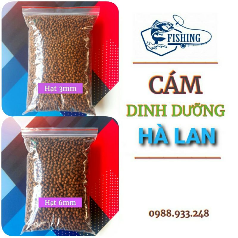 Cám cá Hà Lan đạm 30% làm thức ăn cá rô phi, Chép và làm Mồi câu||1Kg