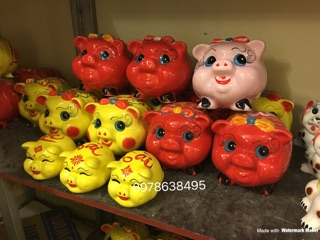Heo đất gốm sứ Bát Tràng