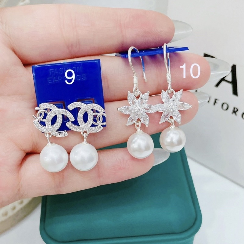 Bông tai nữ bạc ta cỡ to dày dặn đồng giá 109k / 1 đôi - Vàng bạc Khải Khải