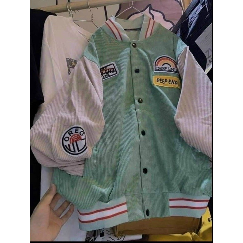 ÁO BOMBER ULZZANG UNISEX (hình thật 100%) | BigBuy360 - bigbuy360.vn