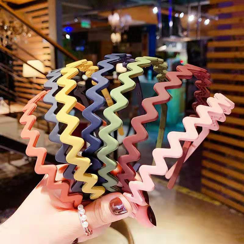 Băng Đô Gợn Sóng Chống Trượt Thiết Kế Đơn Giản Thời Trang 2022